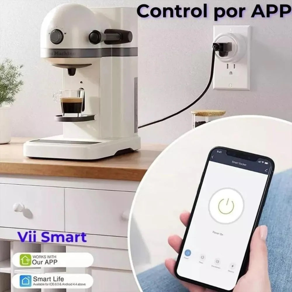Enchufe Inteligente Toma Wifi Smart Echo Alexa Google Y Siri