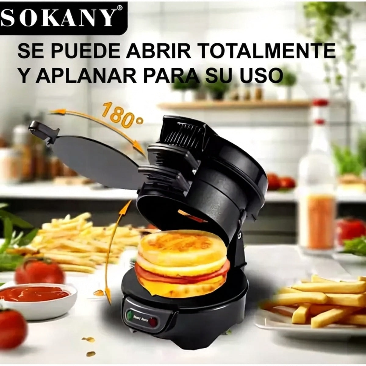 Maquina Para Hacer Hamburguesas Sokany