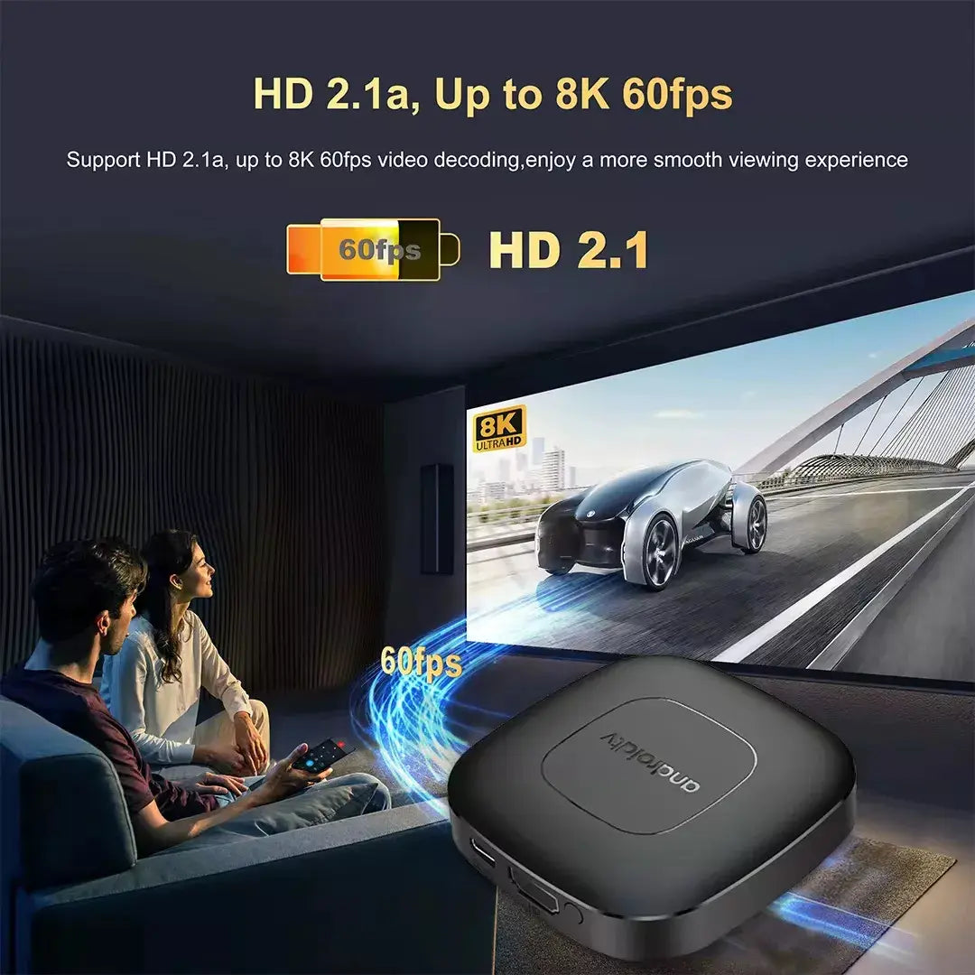 TV Box Mortal T1 2GB Ram 16GB Rom Convertidor Smart TV 8K / 4K