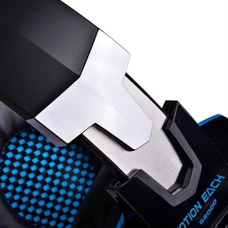 Auriculares Gamer Kotion G2000 Over-Ear Negro/Azul PS4 Xbox One Jack 3.5mm