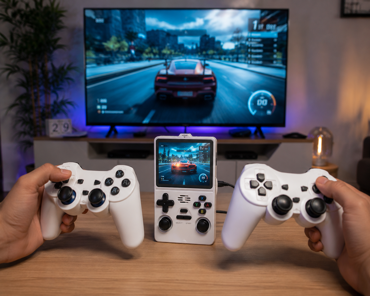 Consola Portátil M18 Pro 4K con Doble Control Inalámbrico y Salida HDMI