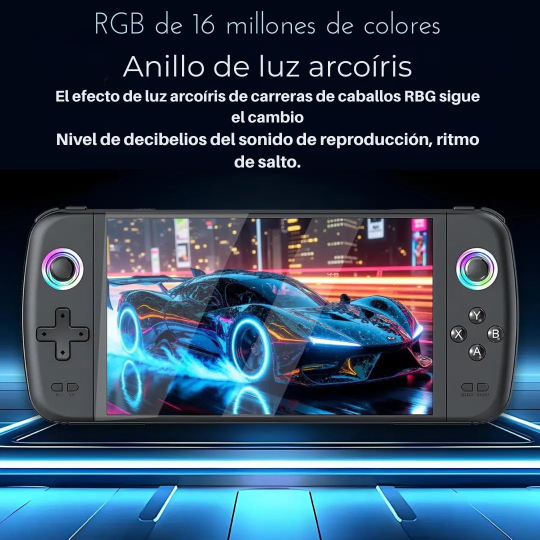 Consola Portátil Retro M27 64Gb 20,000+ Juegos Pantalla Ips 7 Pulgadas