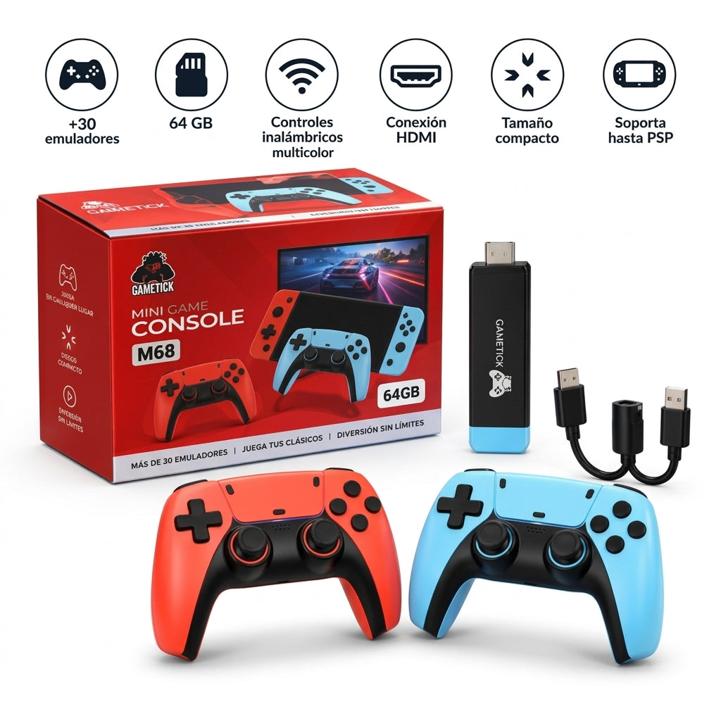 Consola Game Stick M68 PSP
