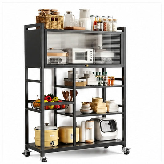 Estante Organizador Multiusos Cocina Metálico Con Ruedas