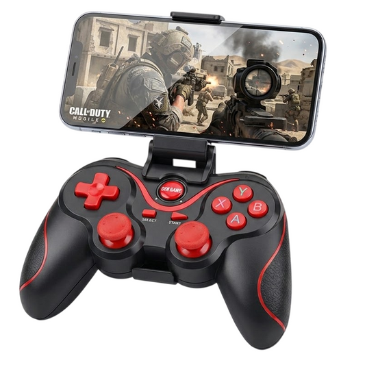 Control Gamepad Inalámbrico Bluetooth X3 con Adaptador USB