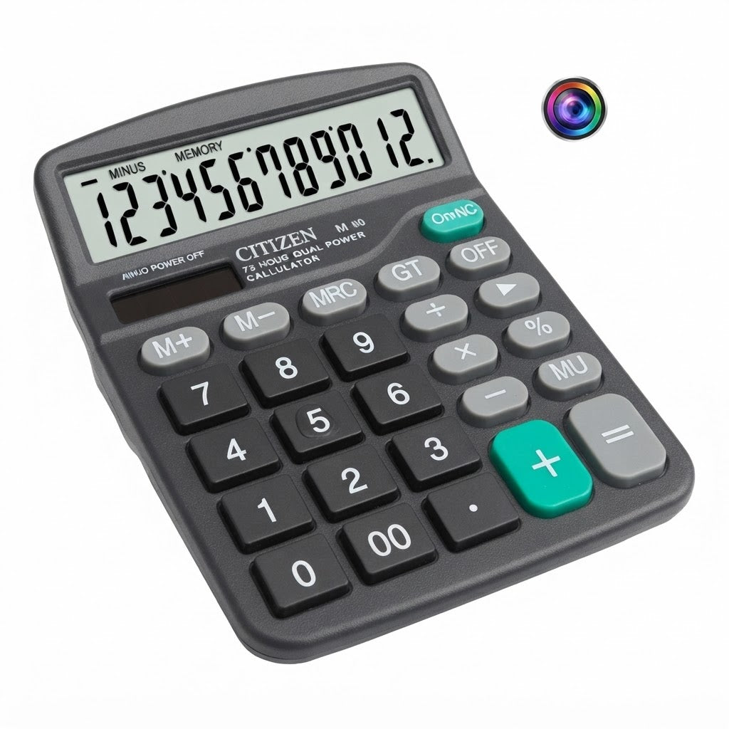 Calculadora Con Camara Espia Con Vision Nocturna Audio Video