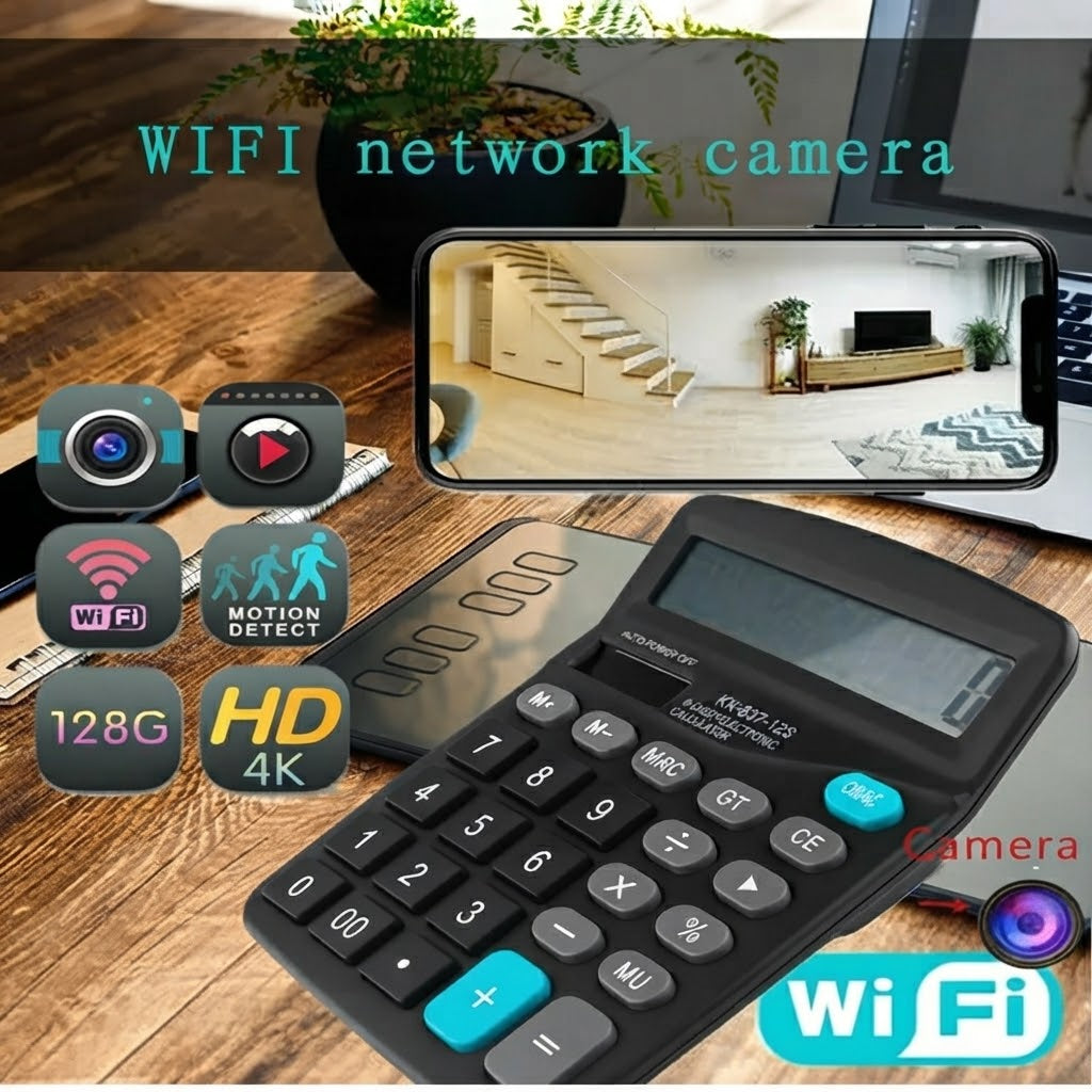 Calculadora Con Camara Espia Con Vision Nocturna Audio Video