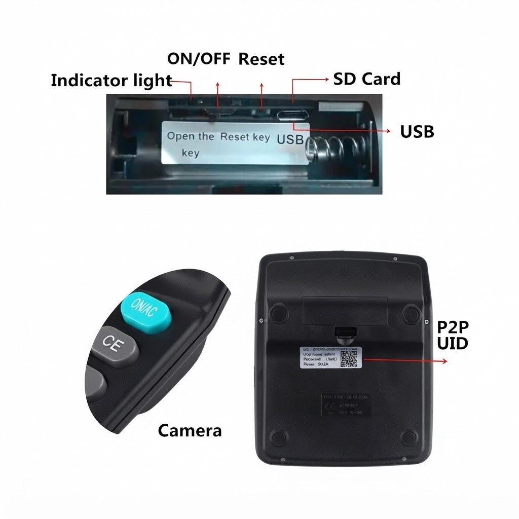 Calculadora Con Camara Espia Con Vision Nocturna Audio Video