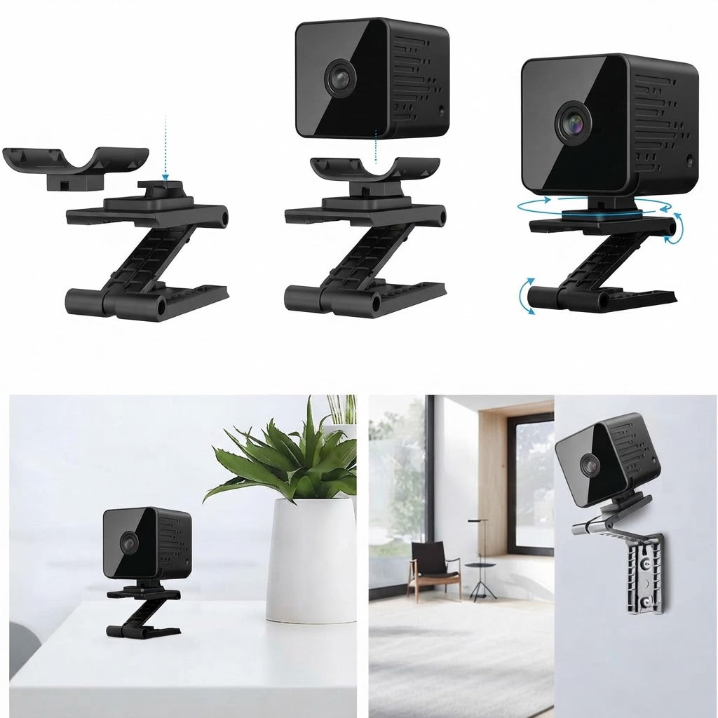 Cámara Mini Espia Alexa Google Wifi 1080 Visión Nocturna