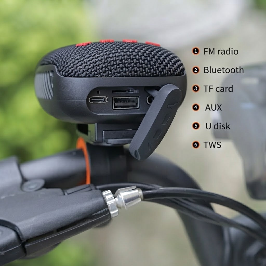 Altavoz Parlante Bluetooth Tg-392 Portátil Bicicleta Impermeable