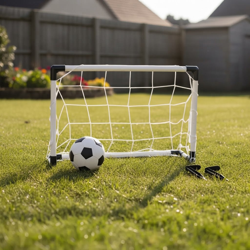 Set Cancha De Fútbol Infantil Arco + Balón