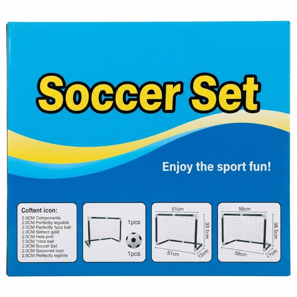 Set Cancha De Fútbol Infantil Arco + Balón