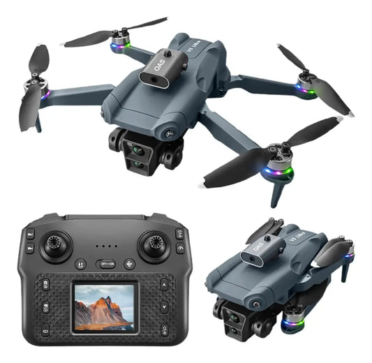 Drone M5 Ultra Motor Sin Escobillas Evitacion Pantalla 2 Baterias