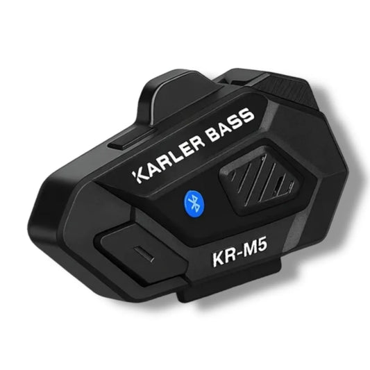 Intercomunicador Auriculares Bluetooth Para Casco Moto Karler Bass Impermeable KR-M5