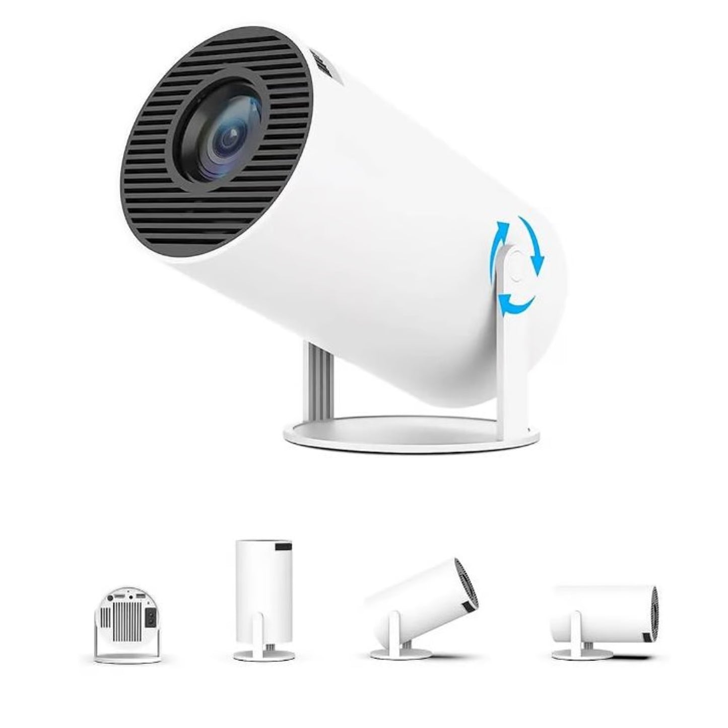 Mini Proyector Smart HY300 Portátil – Cine en Casa 4K Android 11, WiFi y Bluetooth