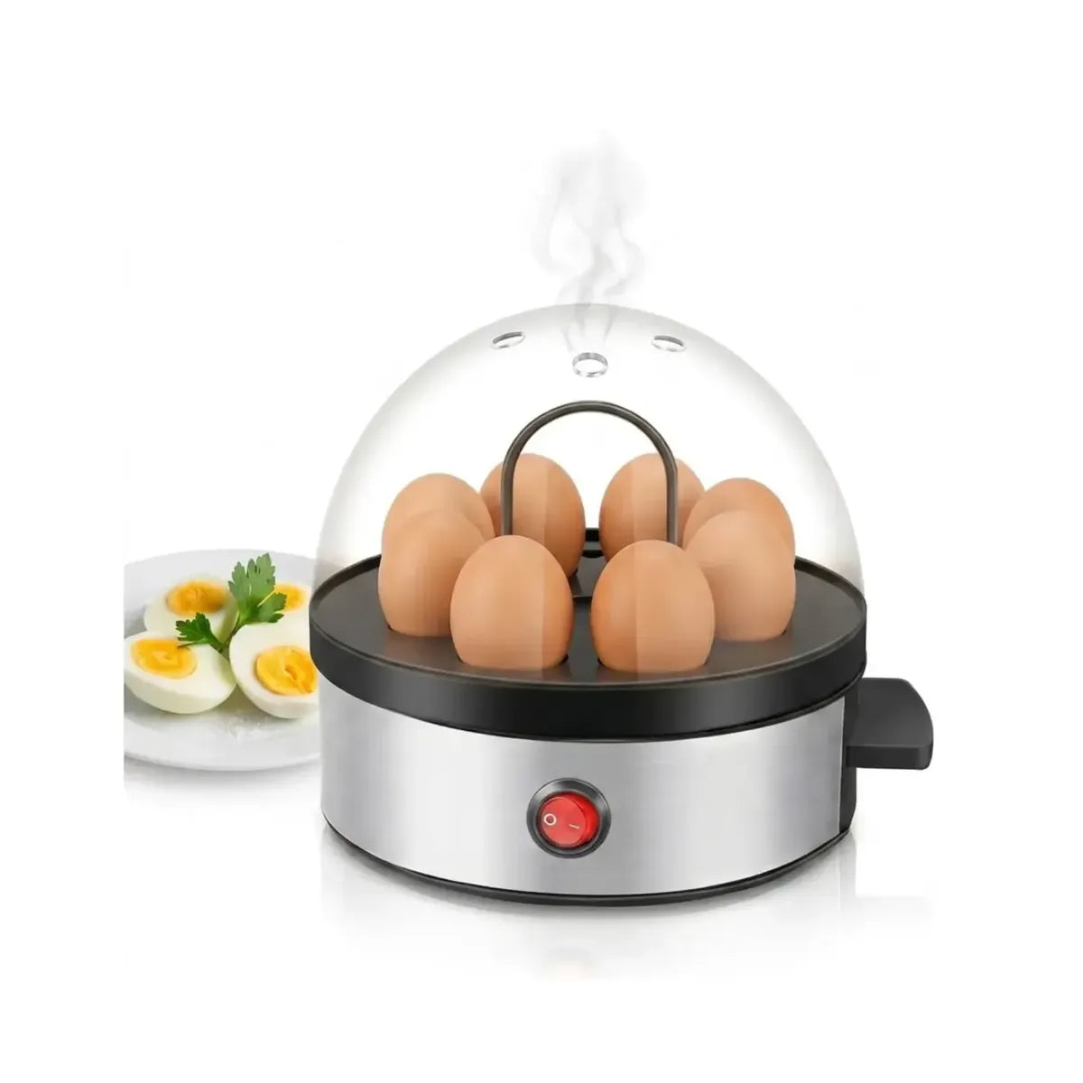 Olla Hervidor Huevos Cocidos Electrica Digital Vaporera