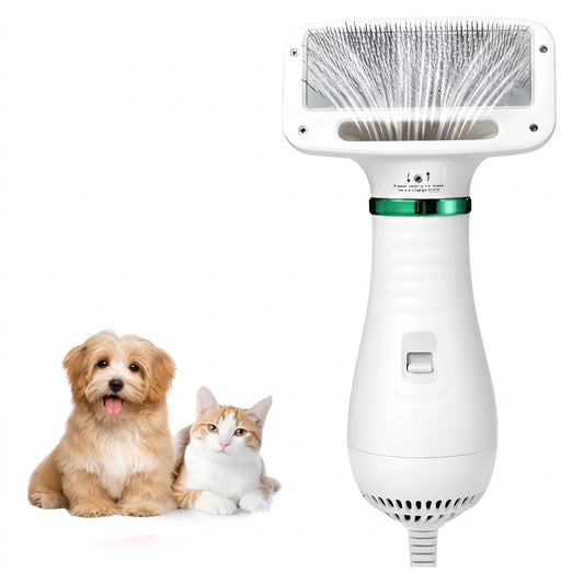 Secador De Pelo Peine Para Mascotas 2 En 1
