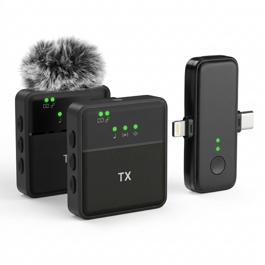 Micrófono Solapa Recargable Doble Reducción De Ruido SX9