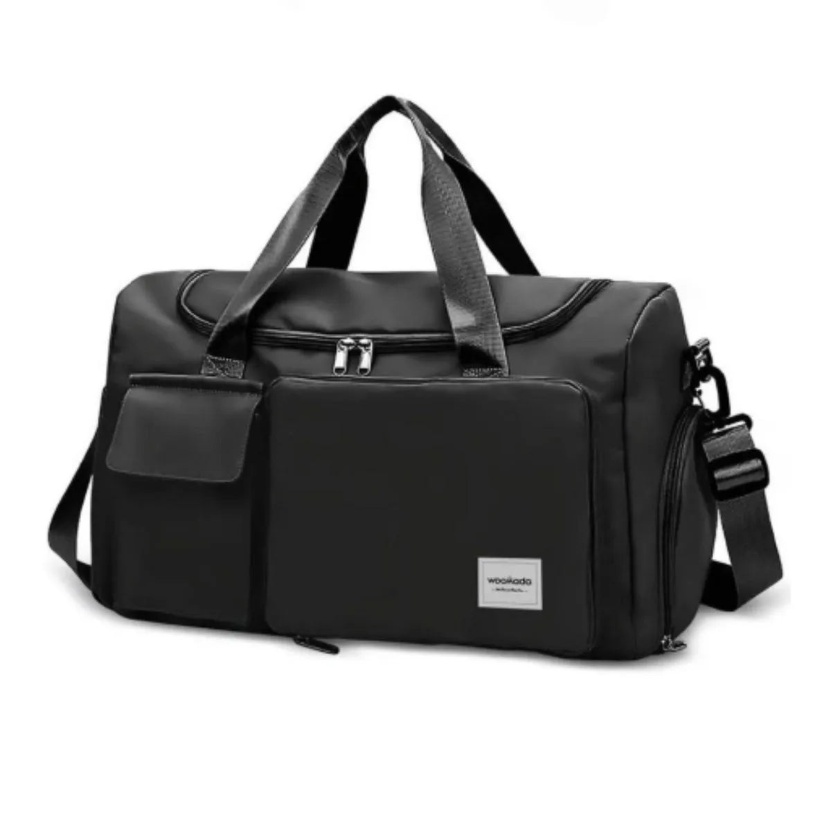 Morral Deportivo Textil Negro Morral Gimnasio Viaje Ligero