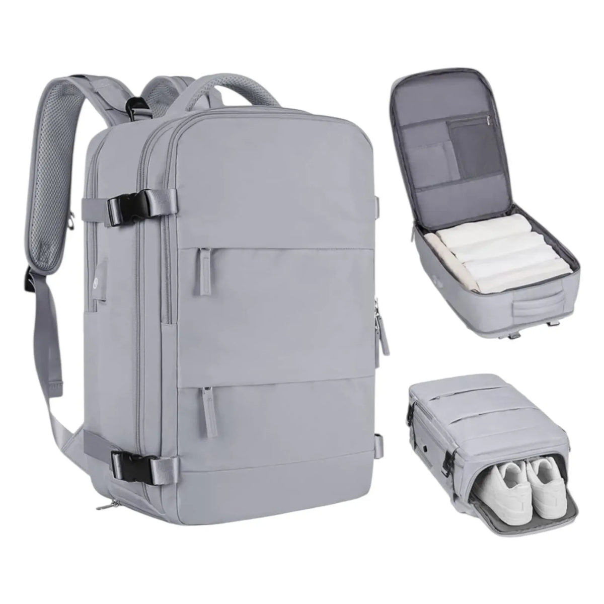 Maleta Morral Viajero Multiusos Amazon Gris
