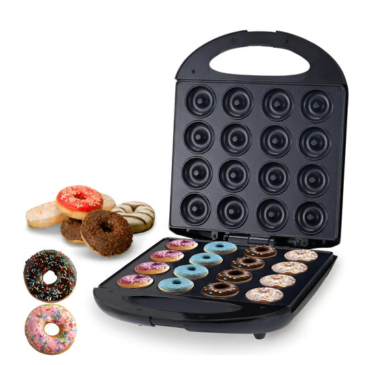 Mini Máquina Para Hacer Donas y Rosquillas x16 | Antiadherente