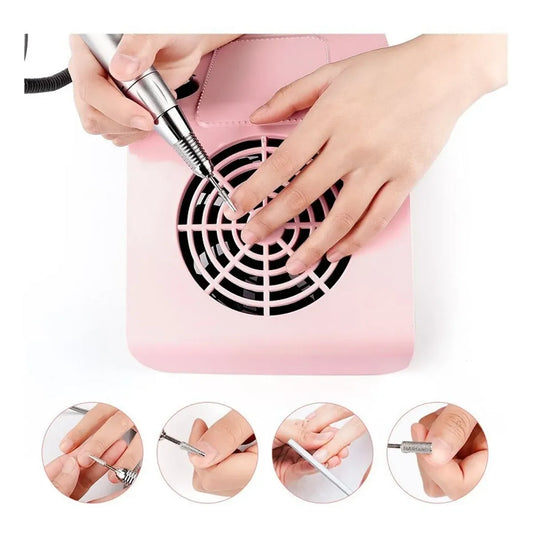 Extractor Polvo Uñas Limpiador Manicura