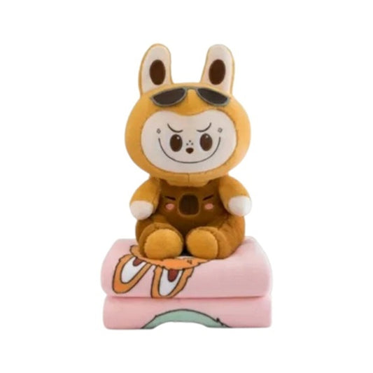 Peluche De Labubu Con Cobija