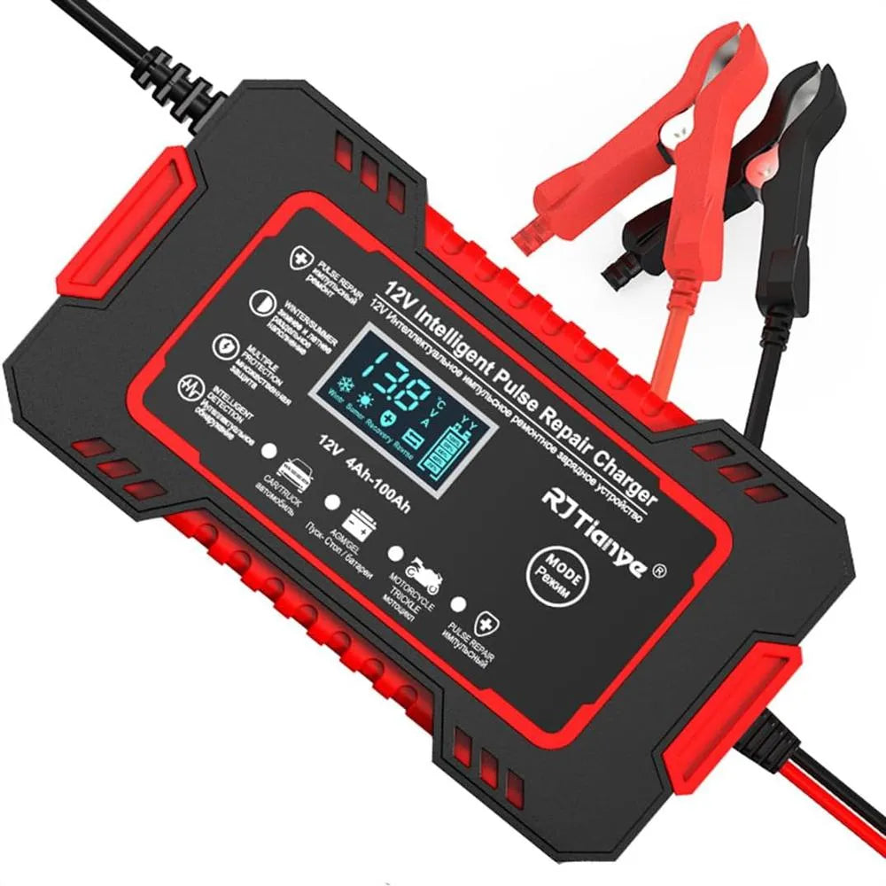 Iniciador Bateria Cargador Bateria Portatil Iniciador Carro Moto Pantalla Lcd