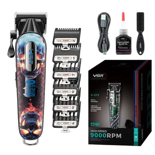 Máquina Corta Pelo Pro Vgr V-279 Metal Cuchillas Dlc 9000rpm