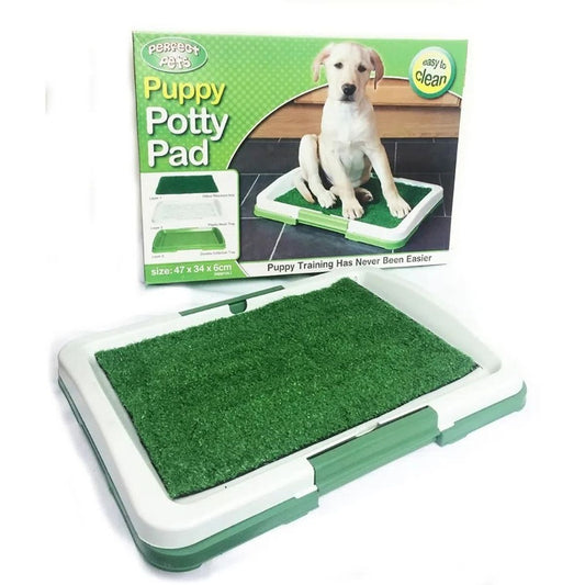 Tapete Pasto Sintetico Entrenamiento Mascotas Baño Lavable