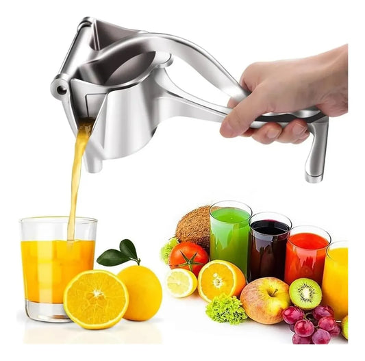 Exprimidor Manual de Frutas para Naranja y Limón en Acero