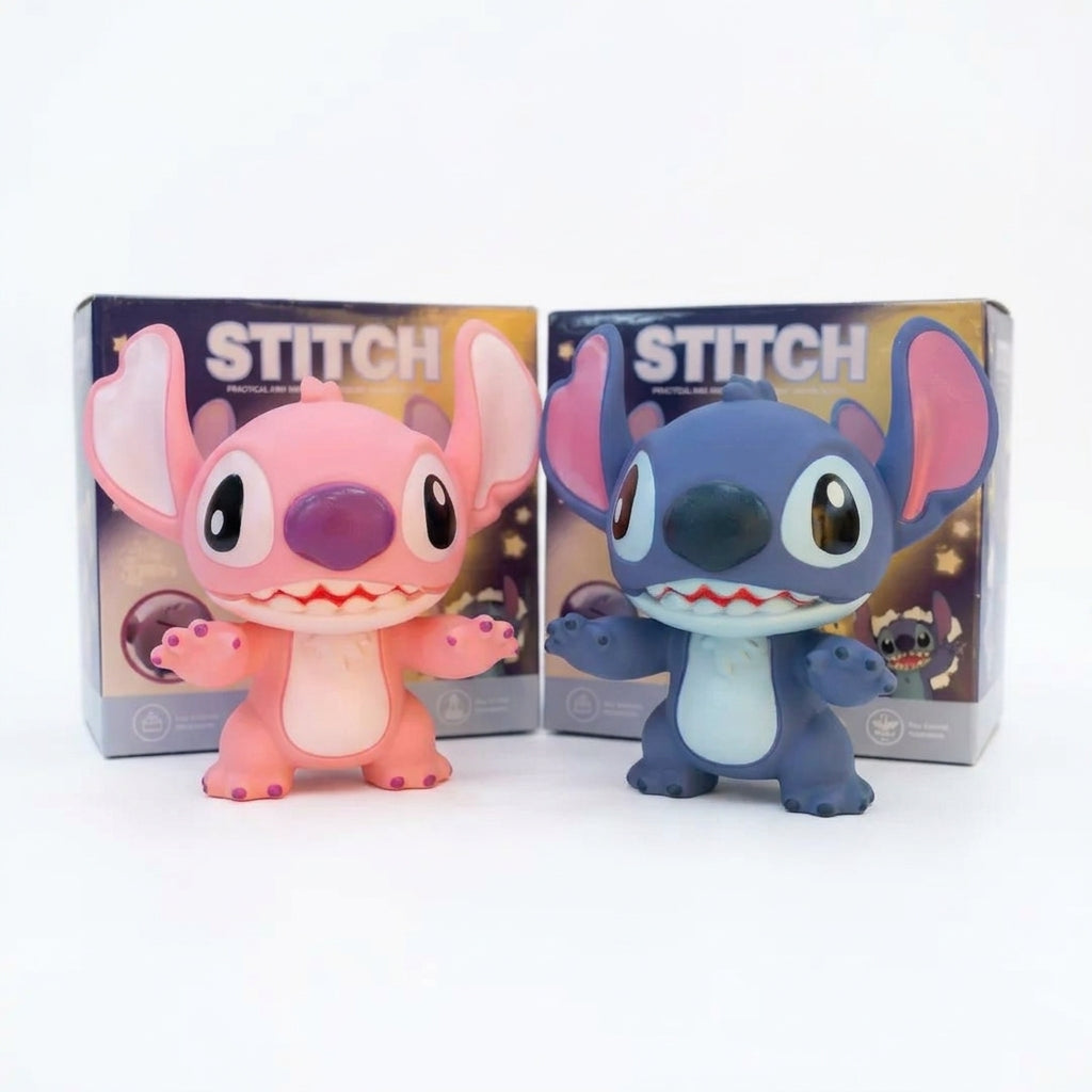 Set Coleccionable Stitch & Ángela (Rosa y Azul) – Edición Limitada