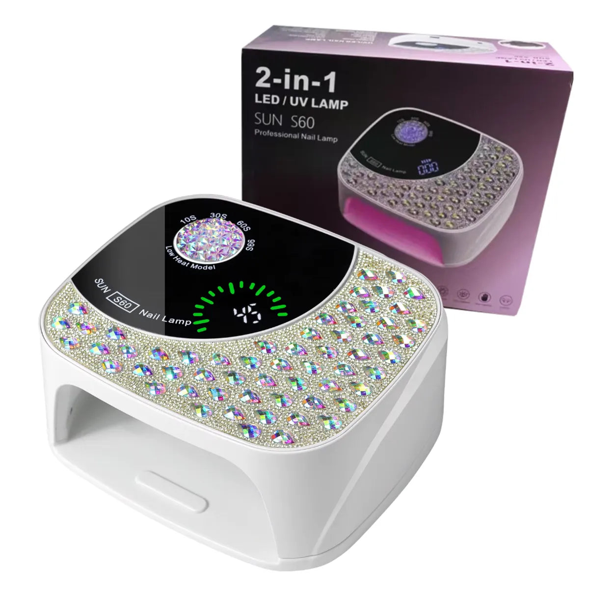 Lámpara Led Uv Profesional Secadora Uñas 168w Manicure