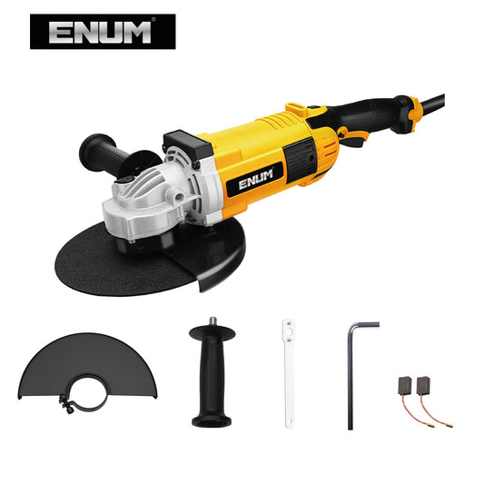 Pulidora Cortadora Angular Heavy Duty ENUM 2600W Modelo 230-16 para Concreto y Metal