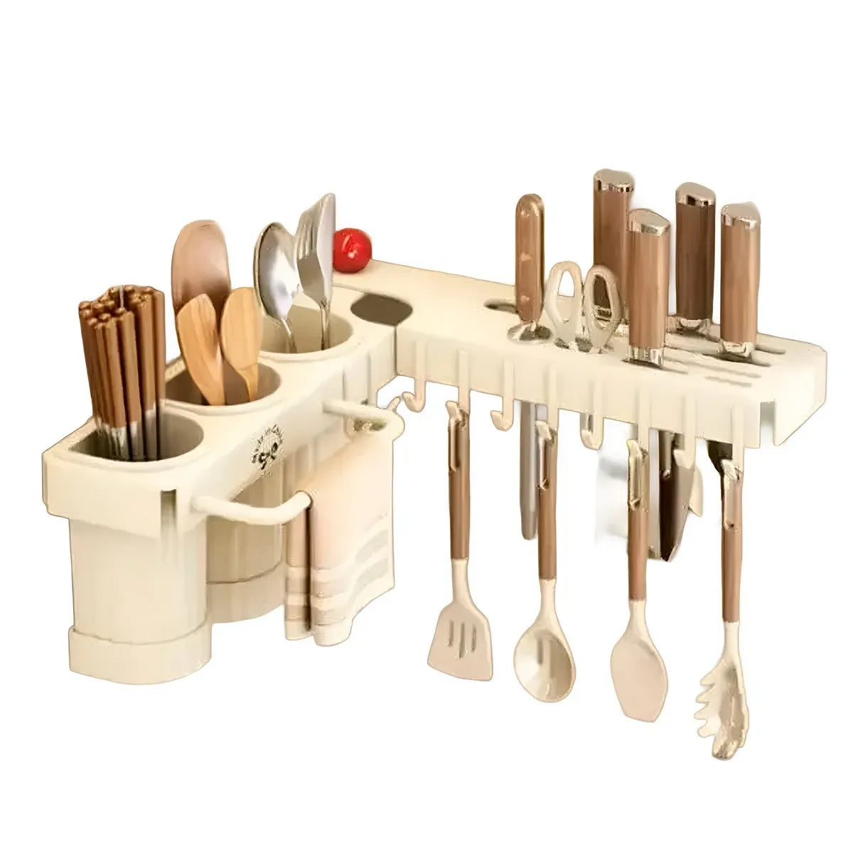 Organizador De Cocina Multifuncional De Pared – Estantería Para Utensilios y Cuchillos (65 cm)