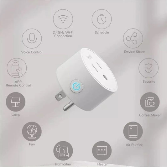 Enchufe Inteligente Toma Wifi Smart Echo Alexa Google Y Siri
