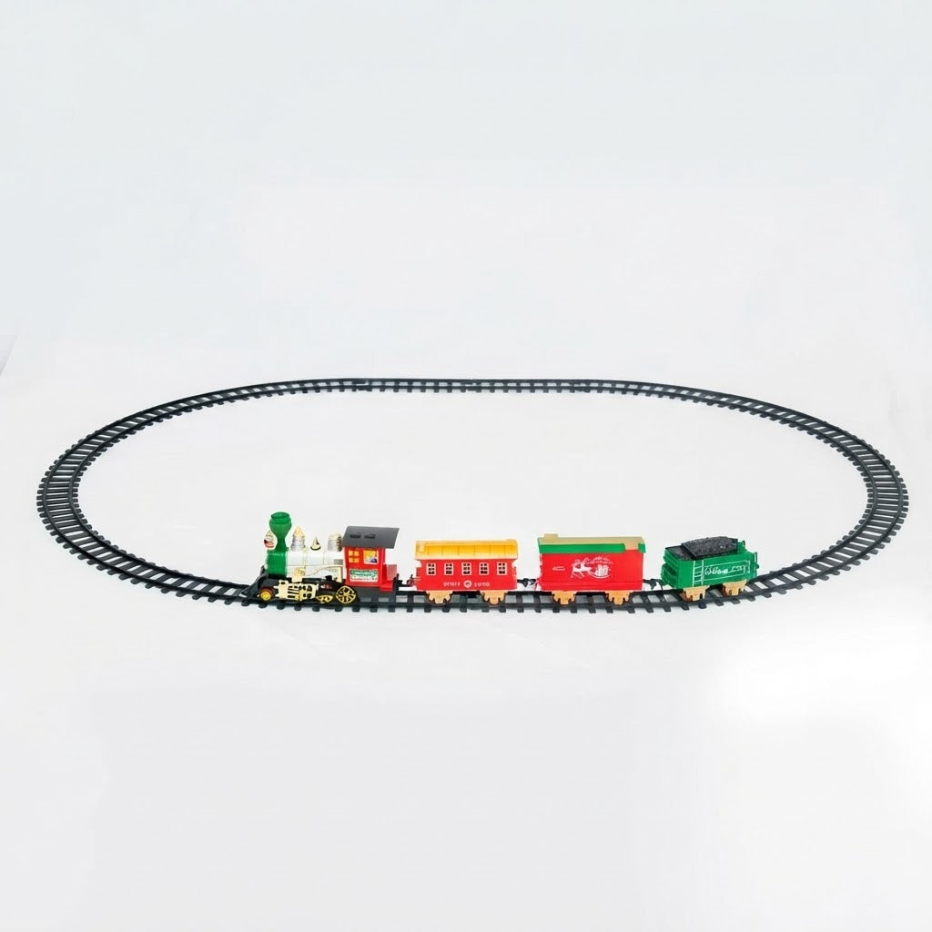 Tren Navideño Decorativo Grande 5 Metros