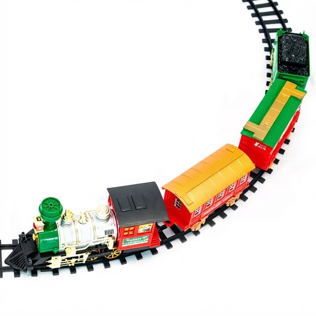 Tren Navideño Decorativo Grande 5 Metros