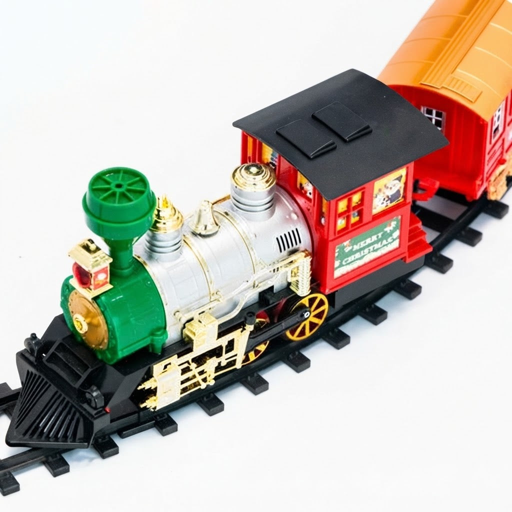 Tren Navideño Decorativo Grande 5 Metros