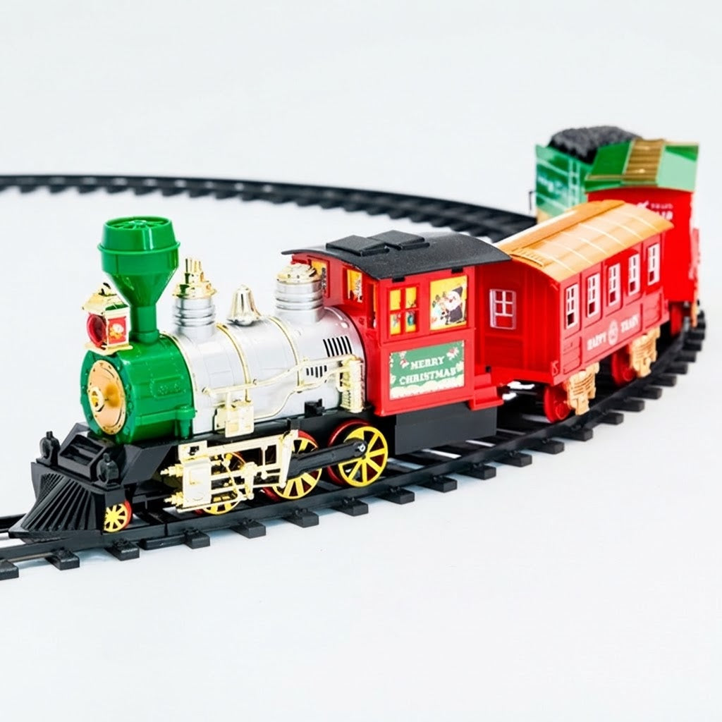 Tren Navideño Decorativo Grande 5 Metros