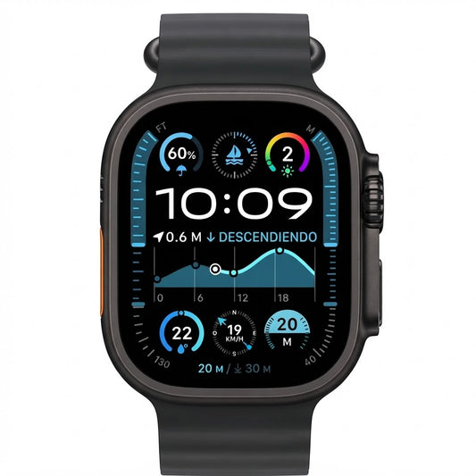 Reloj  Watch Ultra 2 GPS + Cellular • Caja De Titanio Negro De 49 mm