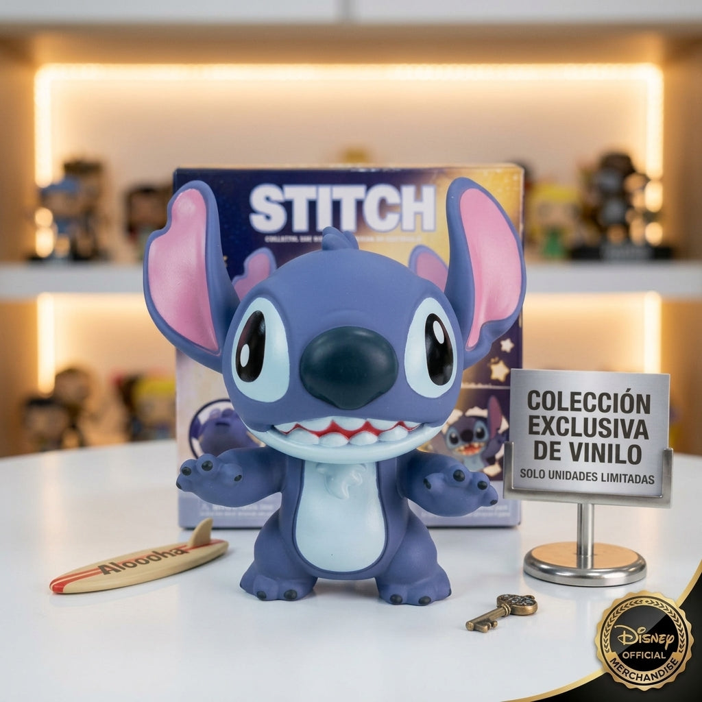 Set Coleccionable Stitch & Ángela (Rosa y Azul) – Edición Limitada