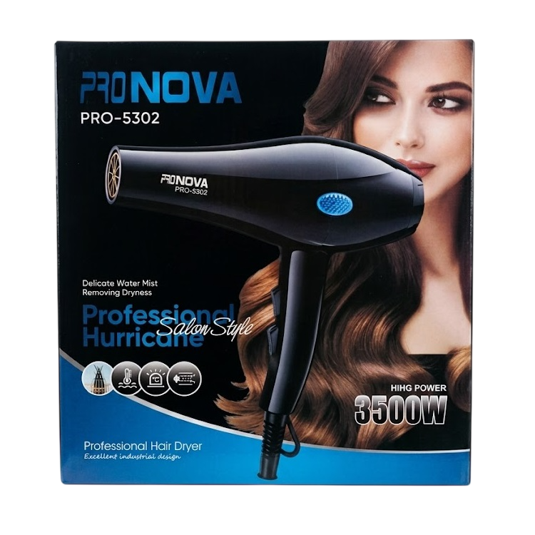 Secador de Cabello Profesional Pronova PRO-5302 3500W High Power