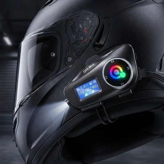 Intercomunicador Bluetooth Q58 Max Moto Auricular Casco Radio