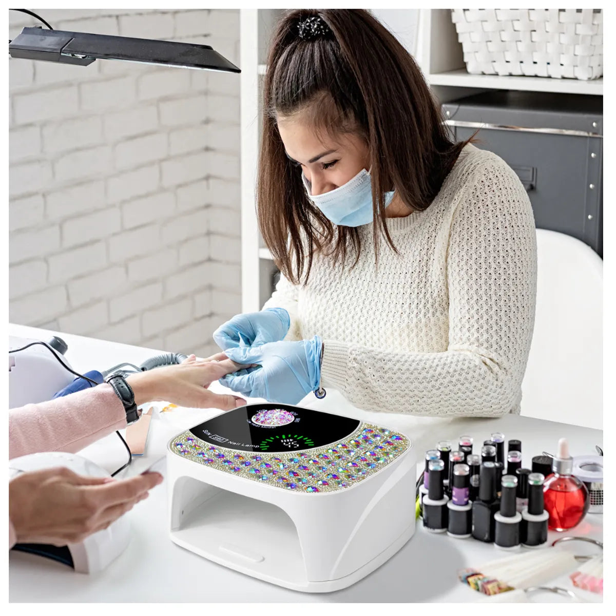 Lámpara Led Uv Profesional Secadora Uñas 168w Manicure