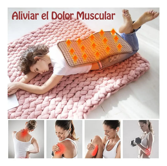 Almohadilla Térmica Eléctrica Para Fisioterapia Alivio Dolor