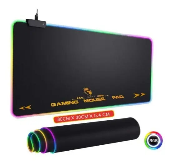 Mouse Pad Gamer XL AOAS S4000 – Pad Mouse 30x80cm Con Bordes Cosidos