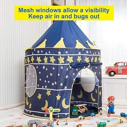 Carpa Infantil Casita De Juegos Camping Para Niño AZUL