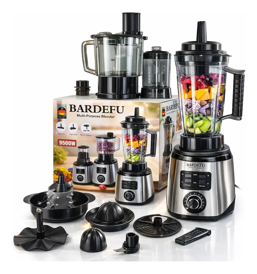 Licuadora Profesional 8 en 1 Bardefu 2.5 Litros 9500W de Potencia Extrema
