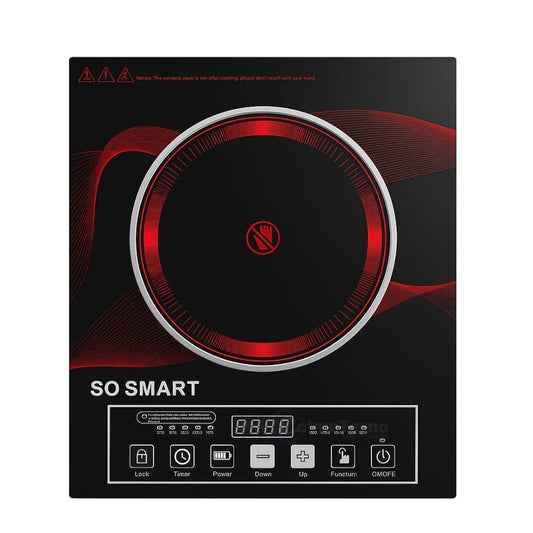 Estufa de Inducción Eléctrica Digital Portátil 3500W – 1 Puesto